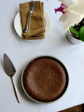 Old-Fashioned Chocolate Cake with Quinoa Flour {gluten-free, vegan}